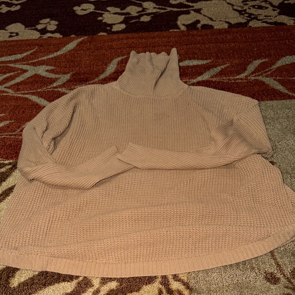 Michael Kors Light Pink Cowl Neck Sweater
